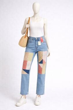 Levi’s 501 150th Anniversary Patchwork Jeans Women’s 25x30 quilt boho Style NWT